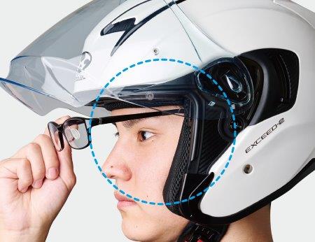 取寄 EXCEED-2/エクシード・2　パールホワイト Lサイズ OGK KABUTO