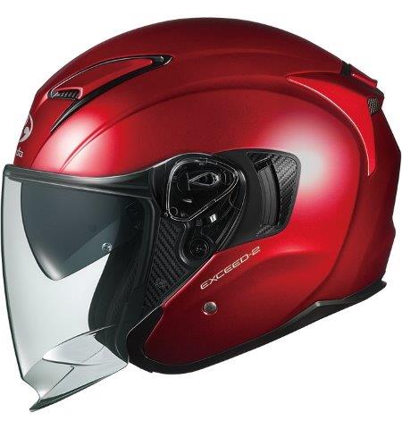 取寄 EXCEED-2/エクシード・2　シャイニーレッド Sサイズ OGK KABUTO
