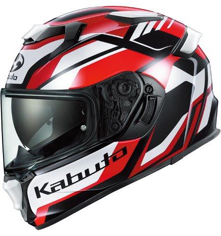 OGK KABUTO カムイ・5 グラヴィクス/KAMUI-5 GRAVIX ブラックレッド L(59-60)サイズ