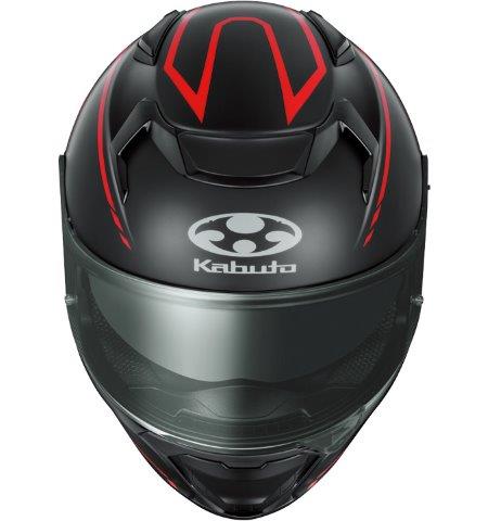 OGK KABUTO カムイ・5 スプリア/KAMUI-5 SPRIA フラットブラックレッド S(55-56)サイズ