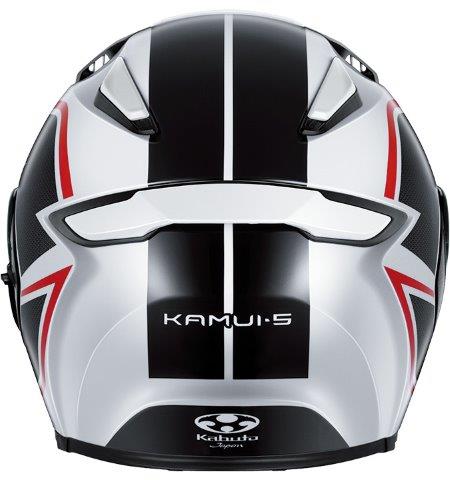 OGK KABUTO カムイ・5 トルザ/KAMUI-5 TORZA フラットブラックレッド S(55-56)サイズ