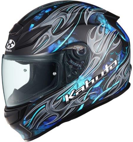 取寄 シューマ フレイム フラットブラックブルー XLサイズ SHUMA FLAME OGK KABUTO
