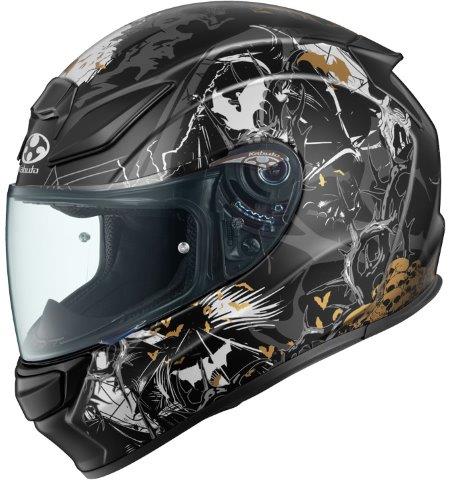 取寄 シューマ ナイター フラットブラックゴールド Mサイズ SHUMA NIGHTER OGK KABUTO