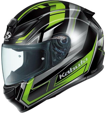 シューマ トレッド ブラックグリーン Sサイズ SHUMA TREAD OGK KABUTO