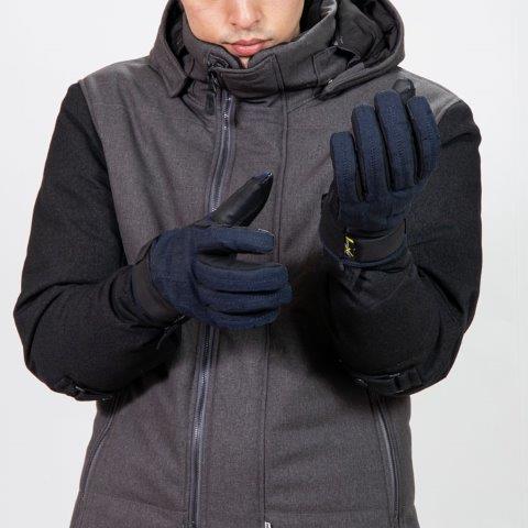 アーバンスタイルウインターグローブ ヘリンボーングレー XSサイズ PG-24251 パワーエイジ