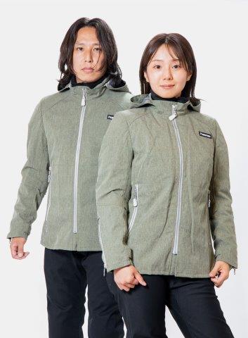 取寄 ウォーターレジストオルウェイズパーカー カーキグリーン WL(レディースL)サイズ PJ-23301 パワーエイジ