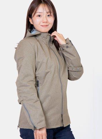 取寄 ウォーターレジストオルウェイズパーカー カーキグリーン WM(レディースM)サイズ PJ-23301 パワーエイジ