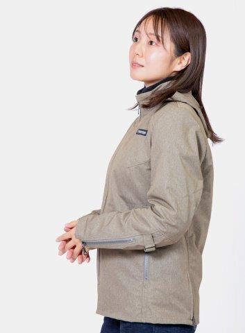 取寄 ウォーターレジストオルウェイズパーカー カーキグリーン WL(レディースL)サイズ PJ-23301 パワーエイジ