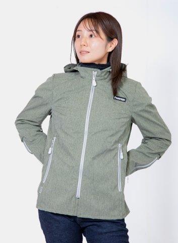 取寄 ウォーターレジストオルウェイズパーカー グレー WM(レディースM)サイズ PJ-23301 パワーエイジ