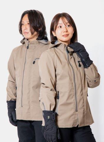 取寄 UNWETオルウェイズパーカー ベージュ WL(レディースL)サイズ PJ-23303 パワーエイジ