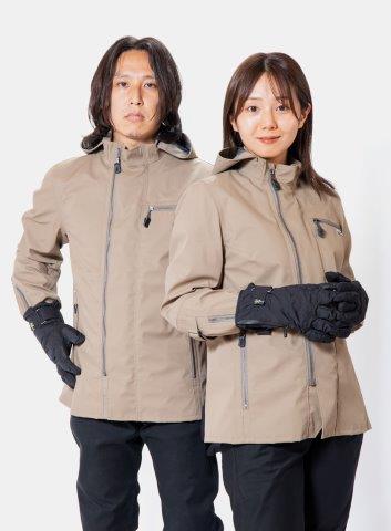 取寄 UNWETオルウェイズパーカー ベージュ WL(レディースL)サイズ PJ-23303 パワーエイジ