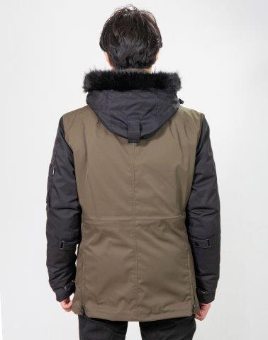 取寄 N-3Bライダース オリーブ Lサイズ PJ-24202 パワーエイジ