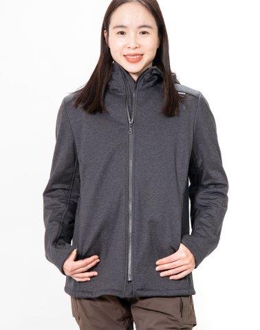 イージーライドウォームパーカー ブラック WLサイズ PJ-24208 パワーエイジ