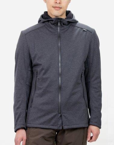 取寄 イージーライドウォームパーカー グレー Lサイズ PJ-24208 パワーエイジ