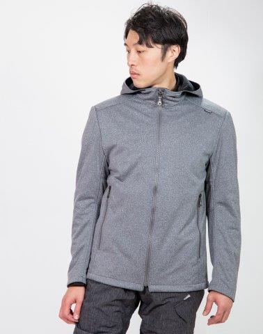 取寄 イージーライドウォームパーカー グレー Lサイズ PJ-24208 パワーエイジ