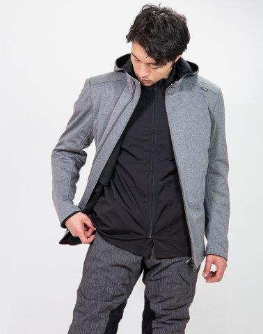 取寄 イージーライドウォームパーカー ブラック Mサイズ PJ-24208 パワーエイジ