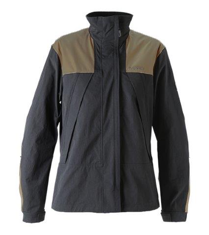 取寄 ウインドストップライトジャケット ブラック/オリーブ WMサイズ PJ-24209 パワーエイジ