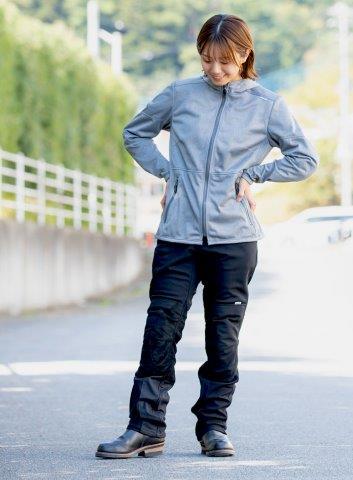 取寄 イージーライドパーカー グレー WM(レディースM)サイズ PJ-25103 パワーエイジ