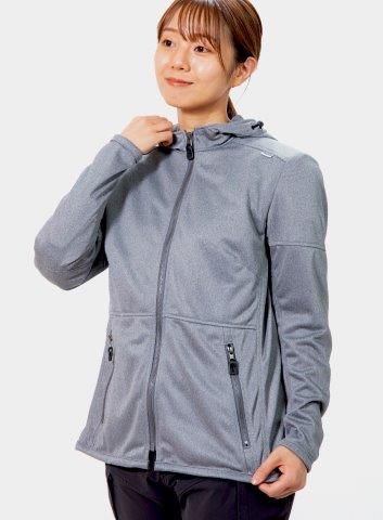 取寄 イージーライドパーカー グレー WS(レディースS)サイズ PJ-25103 パワーエイジ