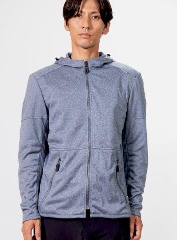 取寄 イージーライドパーカー グレー XLサイズ PJ-25103 パワーエイジ