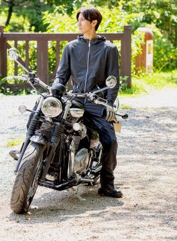 取寄 イージーライドパーカー ダンガリー Lサイズ PJ-25103 パワーエイジ