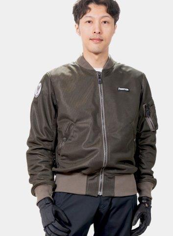 取寄 MA-1サマーライダース ブラック Mサイズ PJ-25109 パワーエイジ