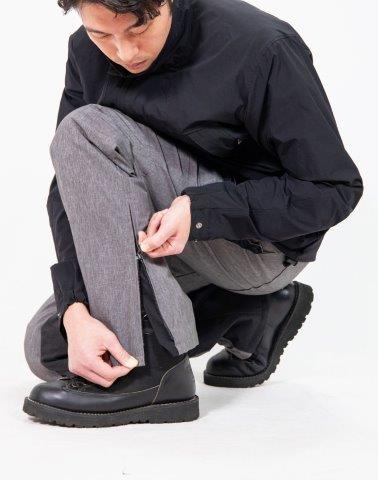 ウォータープルーフウォームパンツ グレー Lサイズ PP-24232 パワーエイジ