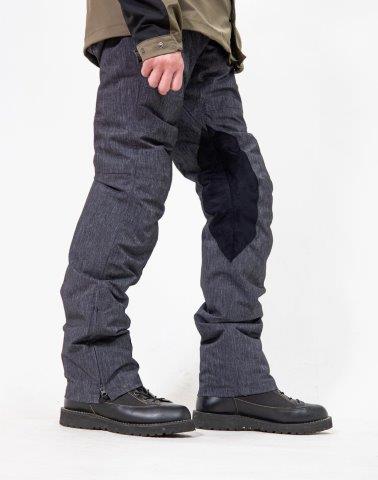 ウォータープルーフウォームパンツ オフブラック Lサイズ PP-24232 パワーエイジ