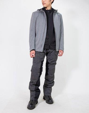 取寄 ウォータープルーフウォームパンツ グレー Lサイズ PP-24232 パワーエイジ