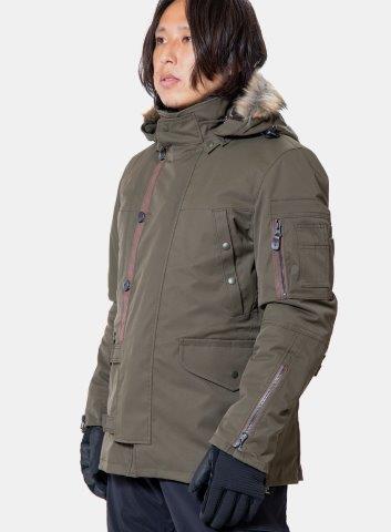 取寄 N-3Bライダース オリーブ/ブラウン Mサイズ PWJ0001Z パワーエイジ