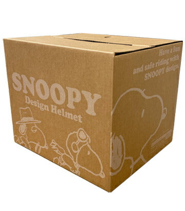 ジェットシールドヘルメット SNOOPY&Charlie Brown イエロー 57-58cm SNJ-110 AXS