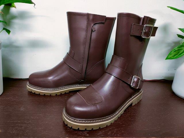 Rosso防水ブーツ レッドブラウン 23.5cm ROB207 ロッソスタイルラボ