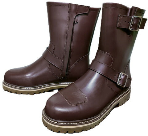 Rosso防水ブーツ レッドブラウン 23.5cm ROB207 ロッソスタイルラボ
