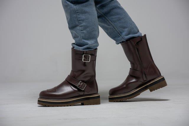 取寄 Rosso防水ハイソールブーツ レッドブラウン 23.5cm ROB208 ロッソスタイルラボ