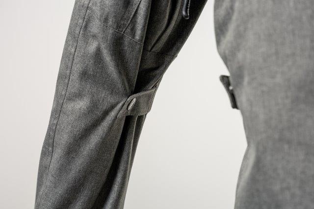 取寄 ミリタリーウィンタージャケット トップグレー M+サイズ ROJ1001 ロッソスタイルラボ