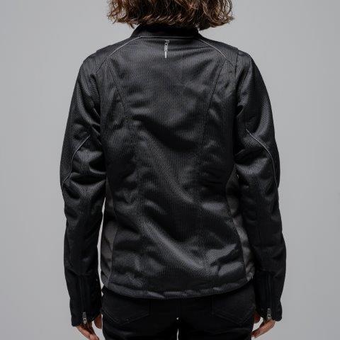 取寄 ライダースメッシュジャケット ブラック L+(LL)サイズ ROJ131 ロッソスタイルラボ