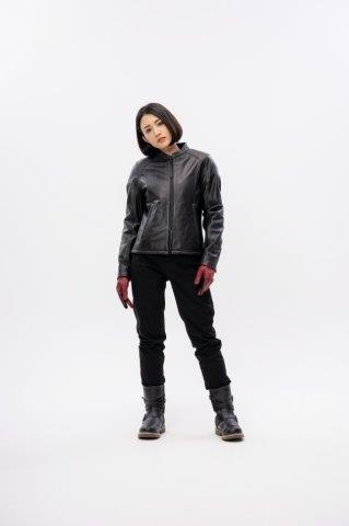 シングルレザージャケット ブラック L+サイズ ROL17 ロッソスタイルラボ