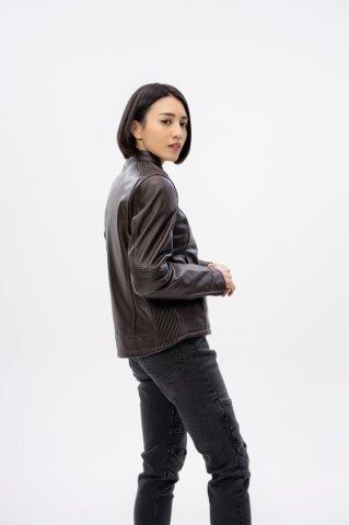 シングルレザージャケット ブラック L+サイズ ROL17 ロッソスタイルラボ