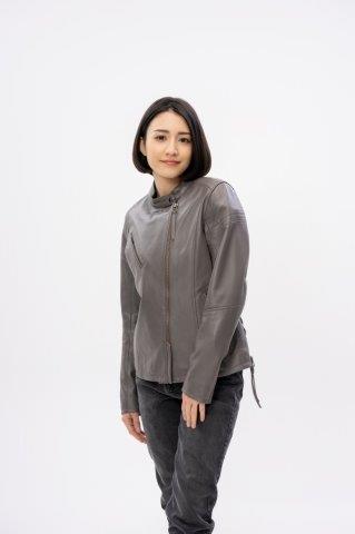 セミダブルレザージャケット グレージュ L+サイズ ROL18 ロッソスタイルラボ