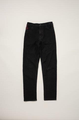 取寄 5Pストレッチスキニーパンツ リアルブラック L+サイズ ROP70 ロッソスタイルラボ