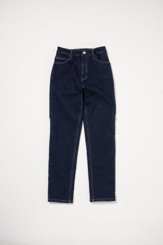 取寄 裏起毛ストレッチスリムパンツ インディゴ Sサイズ ROP71 ロッソスタイルラボ