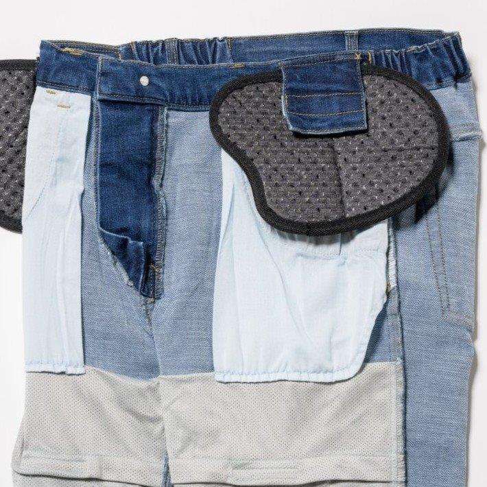5Pストレッチスキニーパンツ ブラック M+(M/ワイド)サイズ ROP74 ロッソスタイルラボ