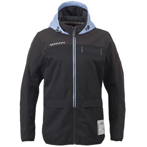 取寄 エアーフリップ パーカ ブラック/アイスブルー WL(レディースL)サイズ RSJ334 アールエスタイチ