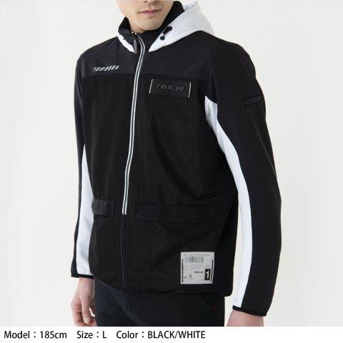 取寄 エアーフリップ パーカ ブラック/カーキ XXLサイズ RSJ334 アールエスタイチ