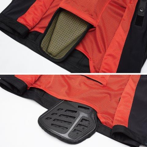 プロテクション メッシュベスト ブラック Sサイズ RSJ337 アールエスタイチ