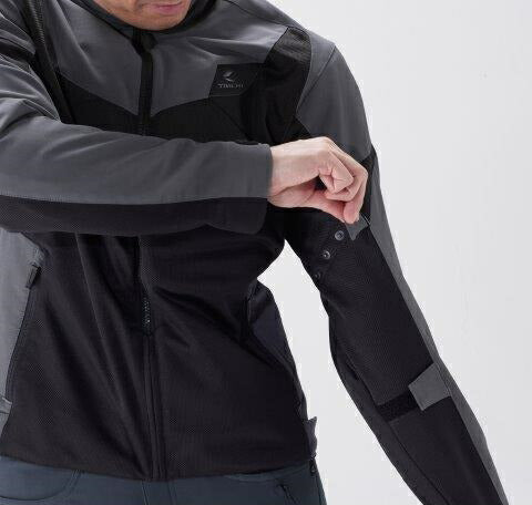 取寄 クイックドライ レーサー ジャケット ガンメタル/ブラック 3XLサイズ RSJ342 アールエスタイチ