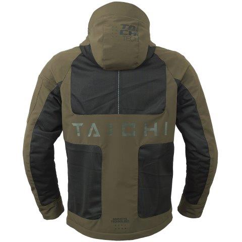 取寄 エアー パーカ ブラック/カーキ Lサイズ RSJ354 アールエスタイチ