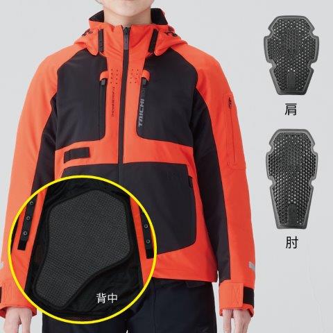 取寄 エアー パーカ ブラック/オレンジ Mサイズ RSJ354 アールエスタイチ