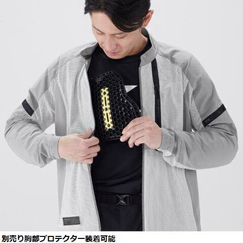 ライト エアージャケット ライトグレー/ミント Mサイズ RSJ356 アールエスタイチ