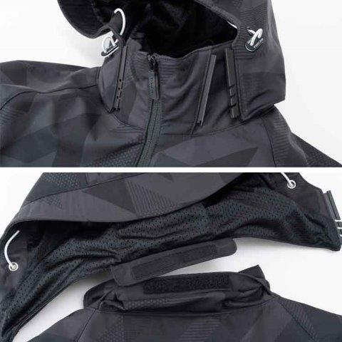 ソフトシェル オールシーズンパーカ チャコールブラック WL(レディースL)サイズ RSJ730 アールエスタイチ